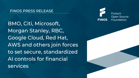 BMO, Citi, Microsoft, Morgan Stanley, RBC, Google Cloud, Red Hat, AWS and others join forces to set secure, standardized AI controls for financial services