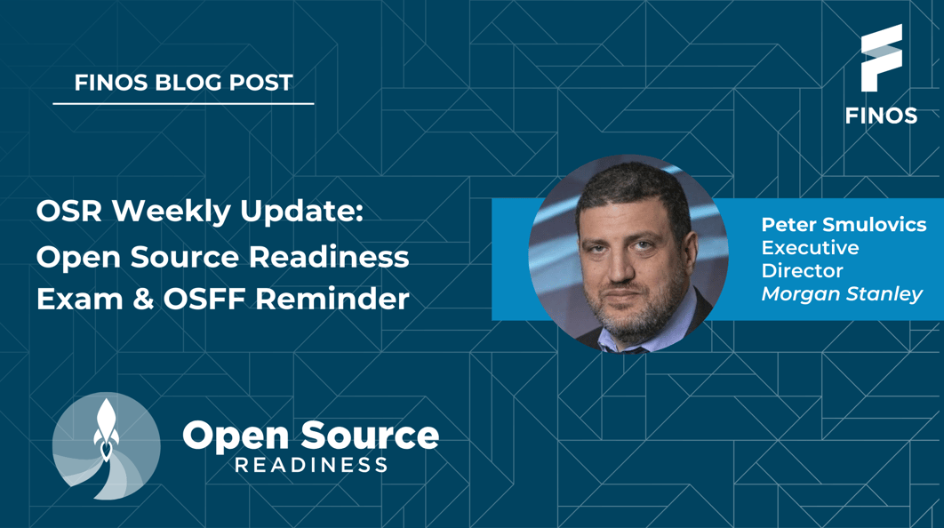 Open Source Readiness Exam & OSFF Reminder - Peter Smulovics