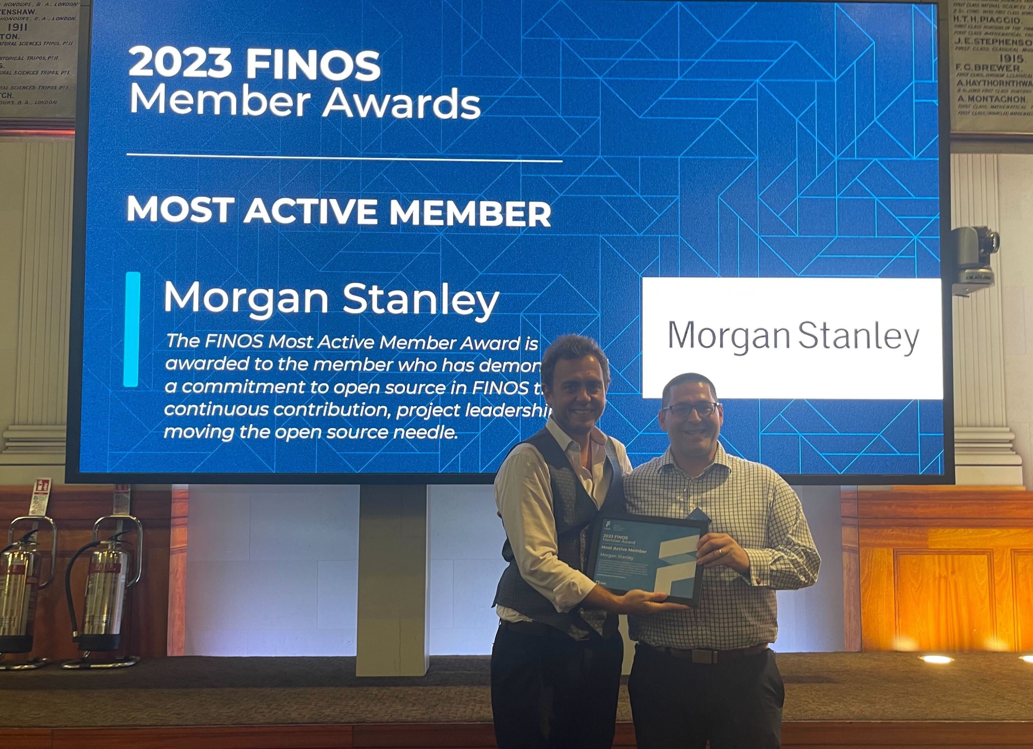 Morgan Stanley 2023 Member Award
