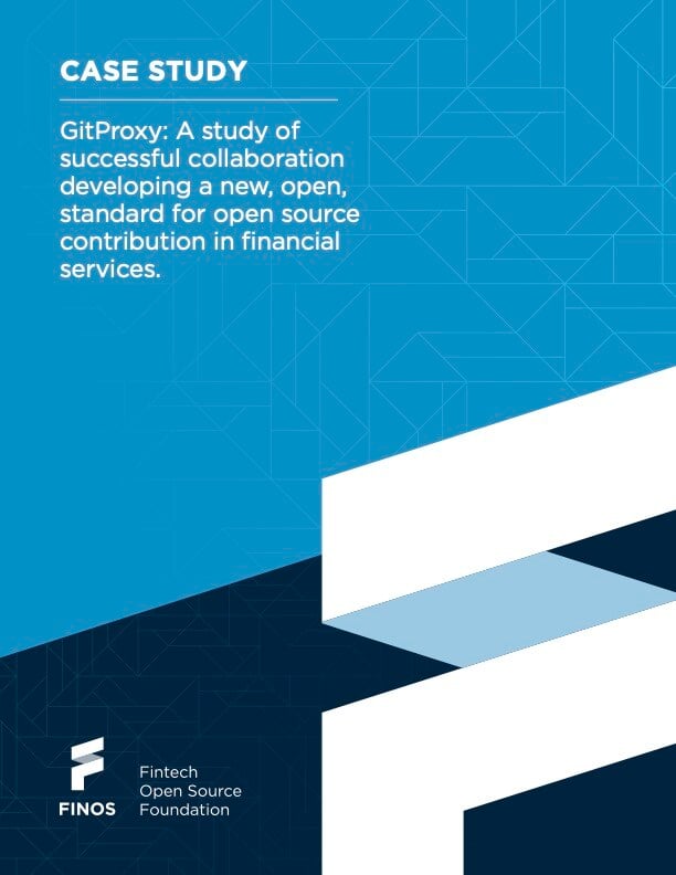 GitProxy: A case study of successful collaboration developing a new, open, standard for open source contribution in financial services.
