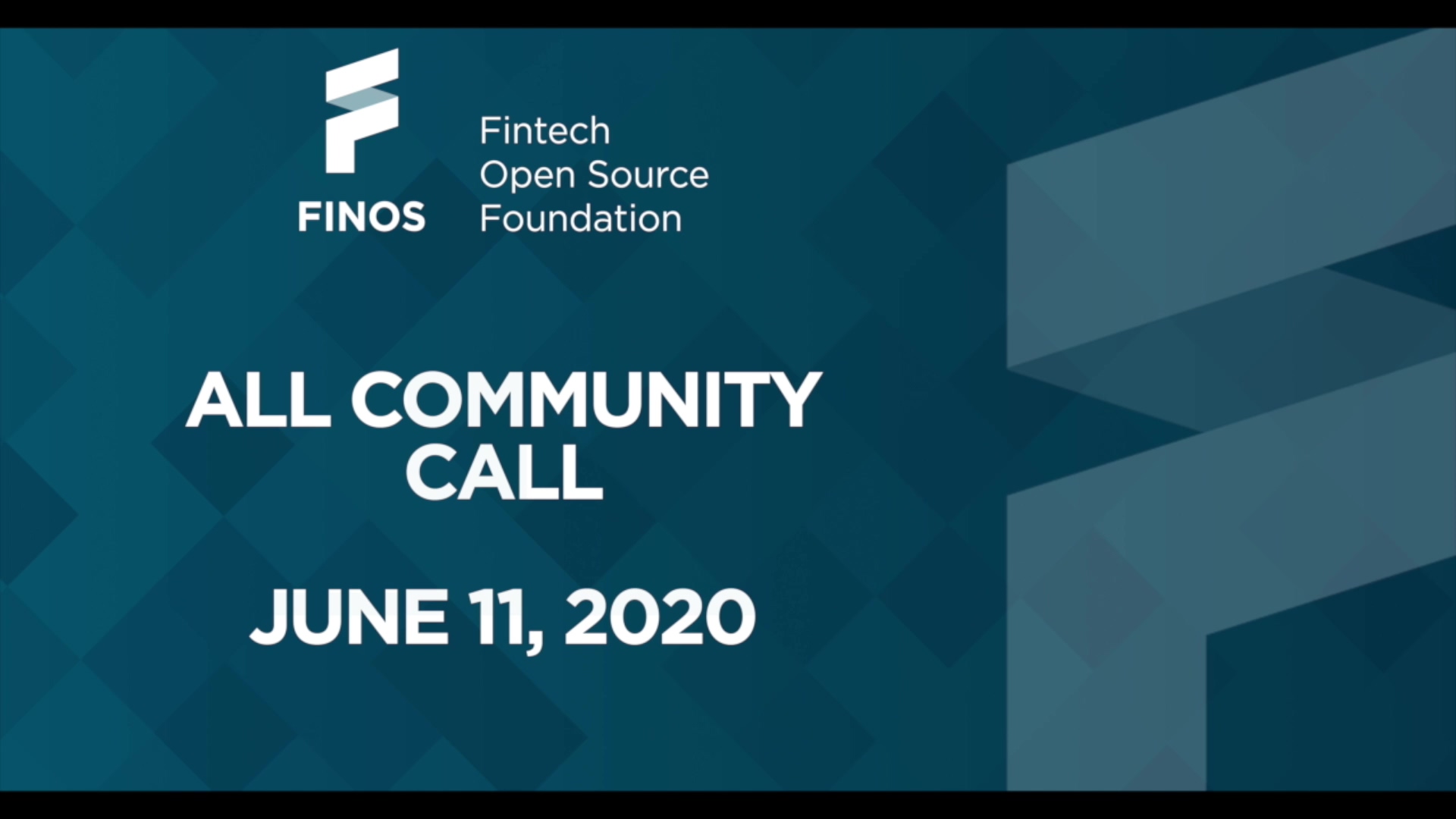 FINOS All Community Call - 11 June 20-thumb