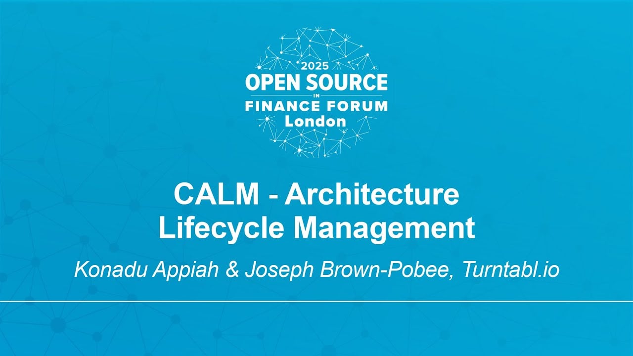 CALM - Architecture Lifecycle Management - Konadu Appiah & Joseph Brown-Pobee, Turntabl.io