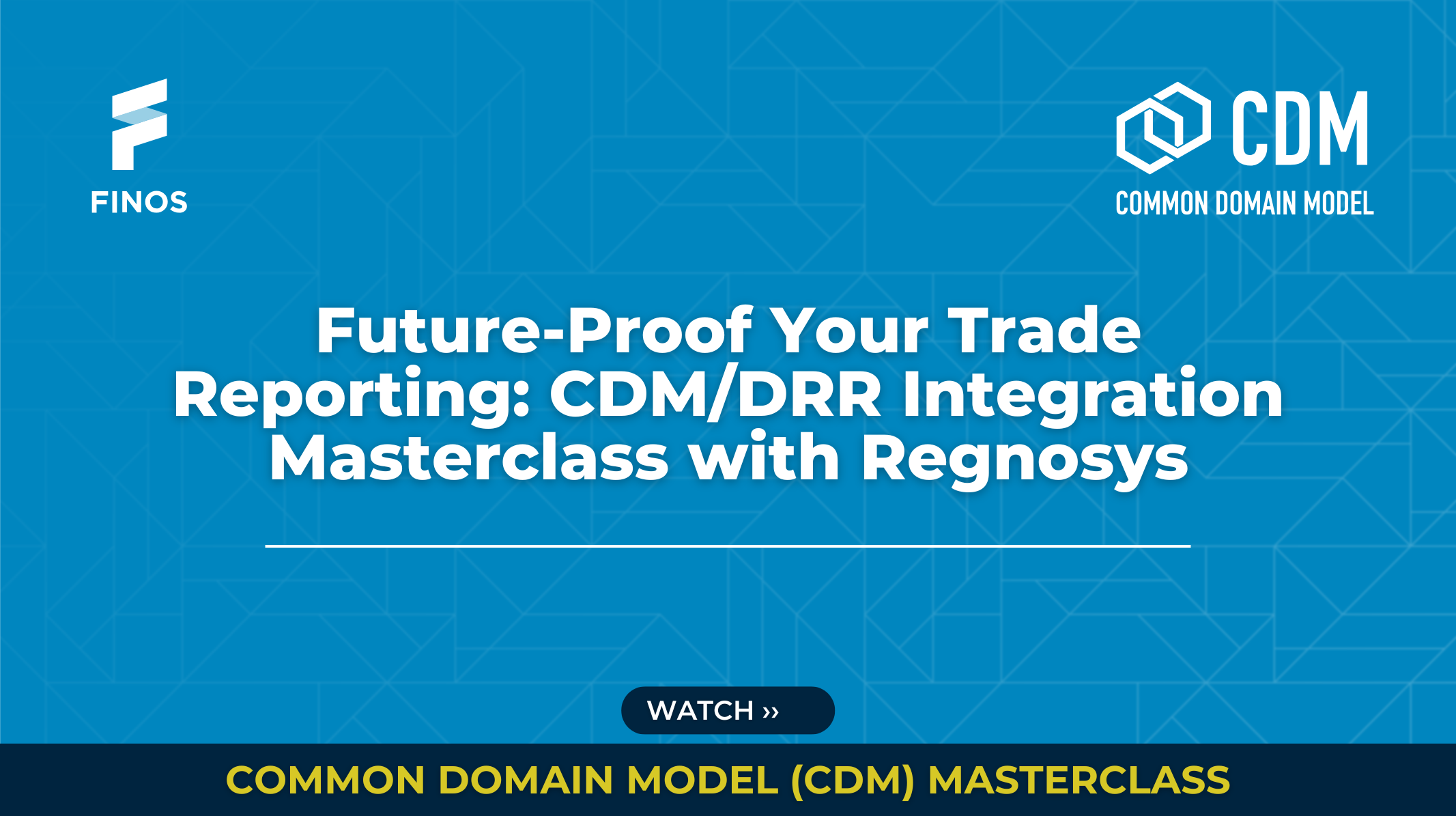 Future-Proof Your Trade Reporting: CDM/DRR Integration Masterclass with Regnosys