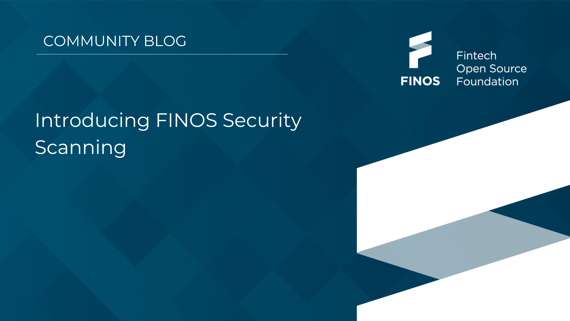 Introducing FINOS Security Scanning - Maurizio Pillitu 24 October 2022