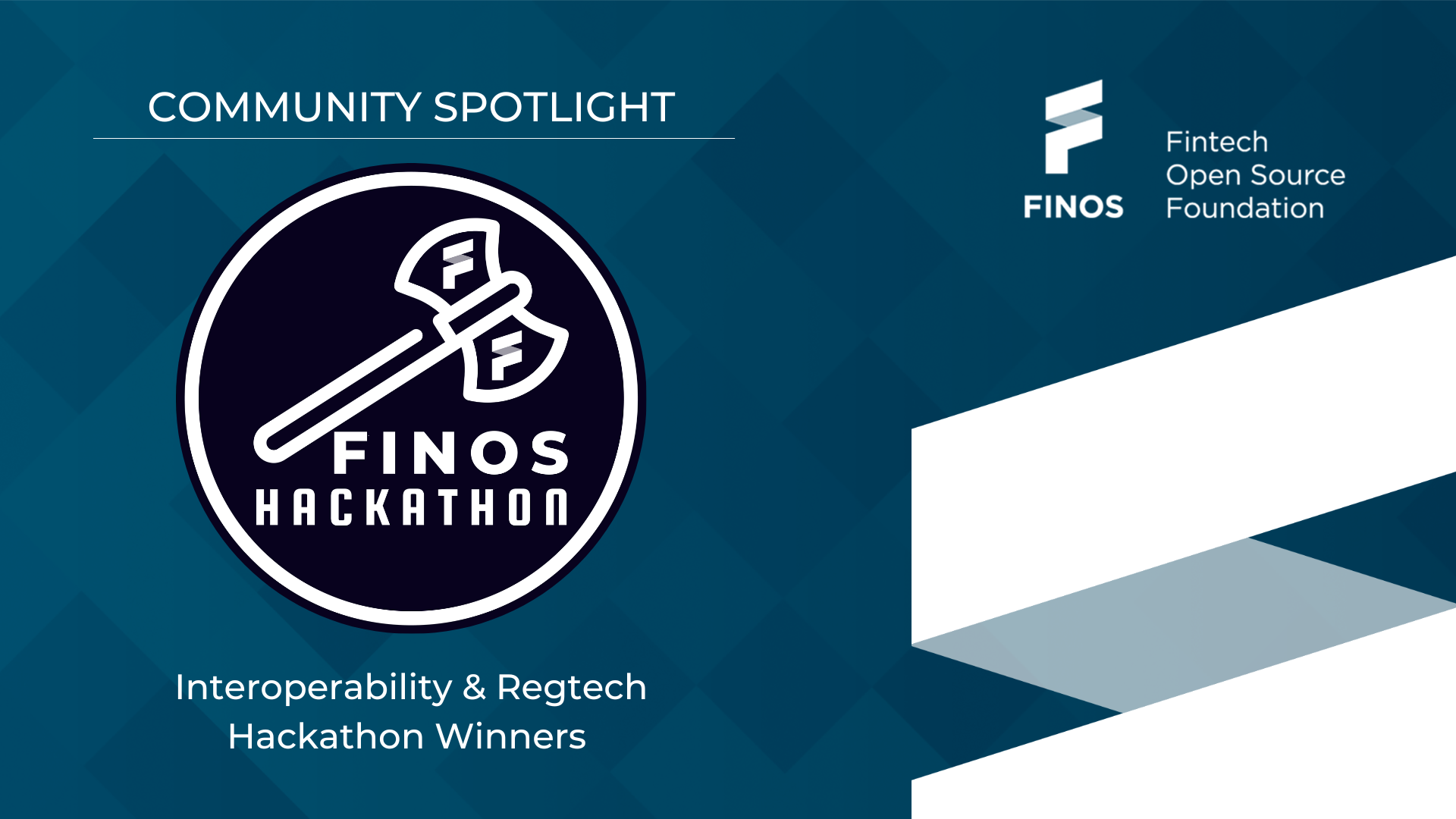Community Spotlight: Interoperability & Regtech Hackathon Winners