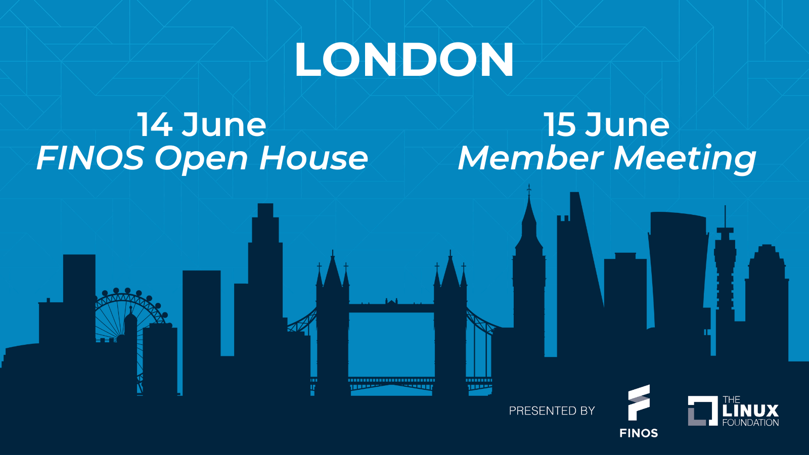 Schedule: FINOS Open House & Member Meeting London
