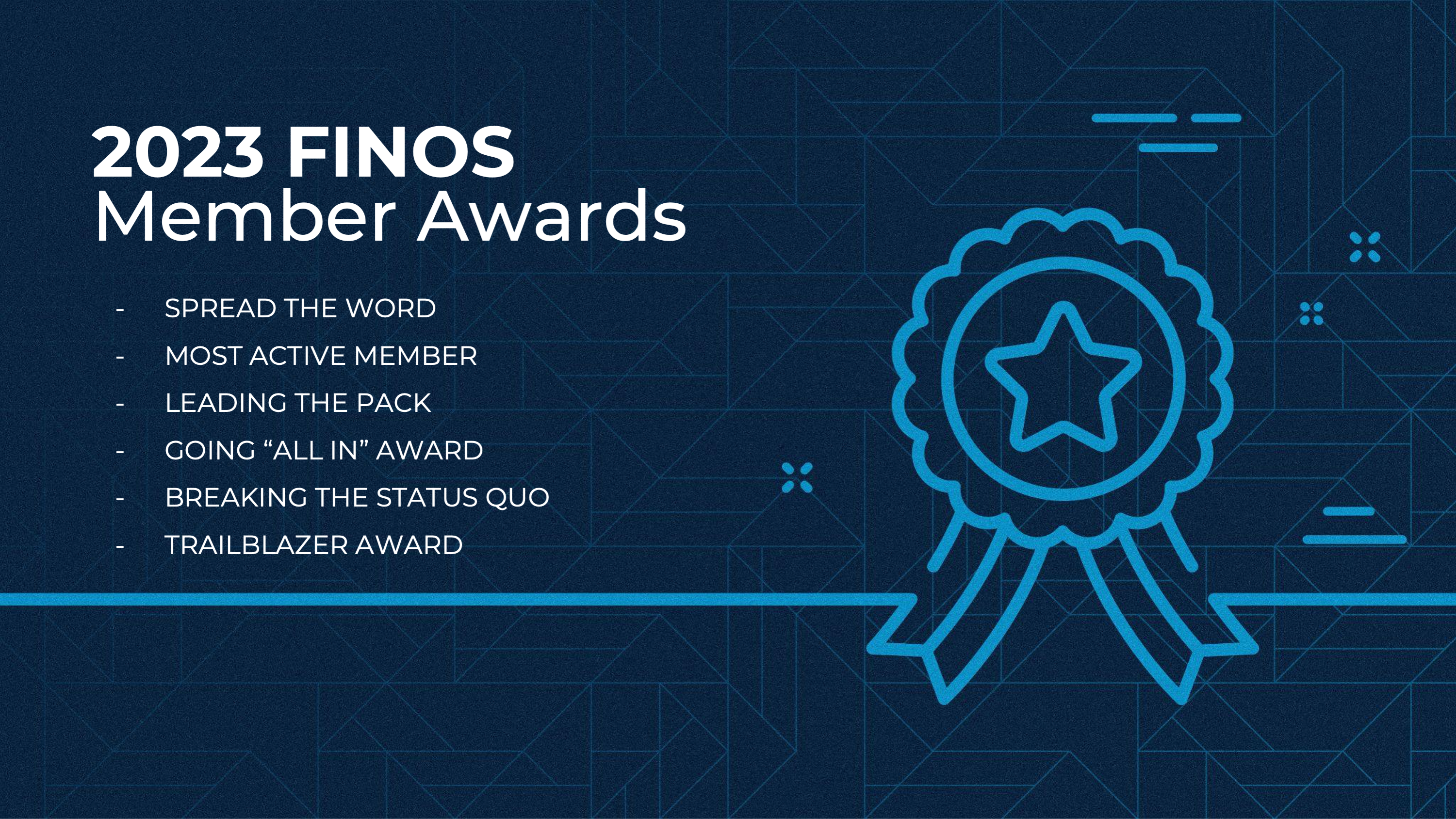 2023 FINOS Member Meeting Awards