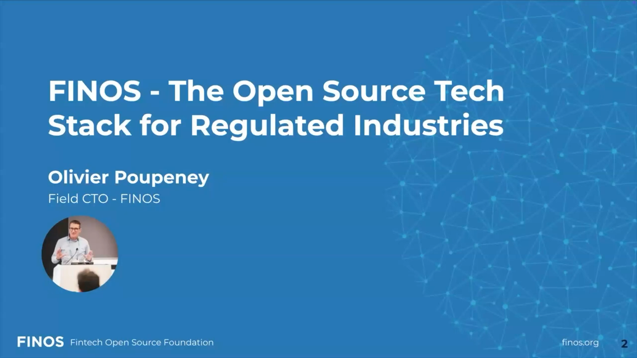 Kickoff: FINOS The Open Source Tech Stack for Regulated Industries