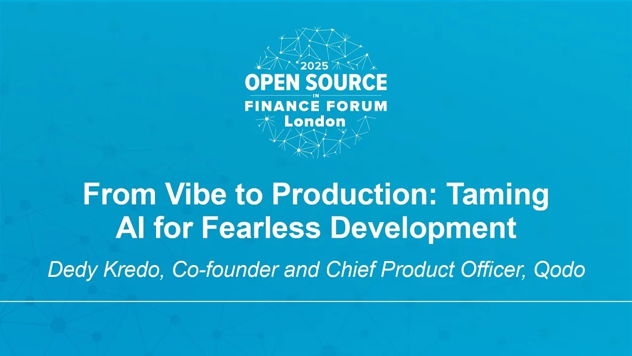 From Vibe to Production: Taming AI for Fearless Development - Dedy Kredo