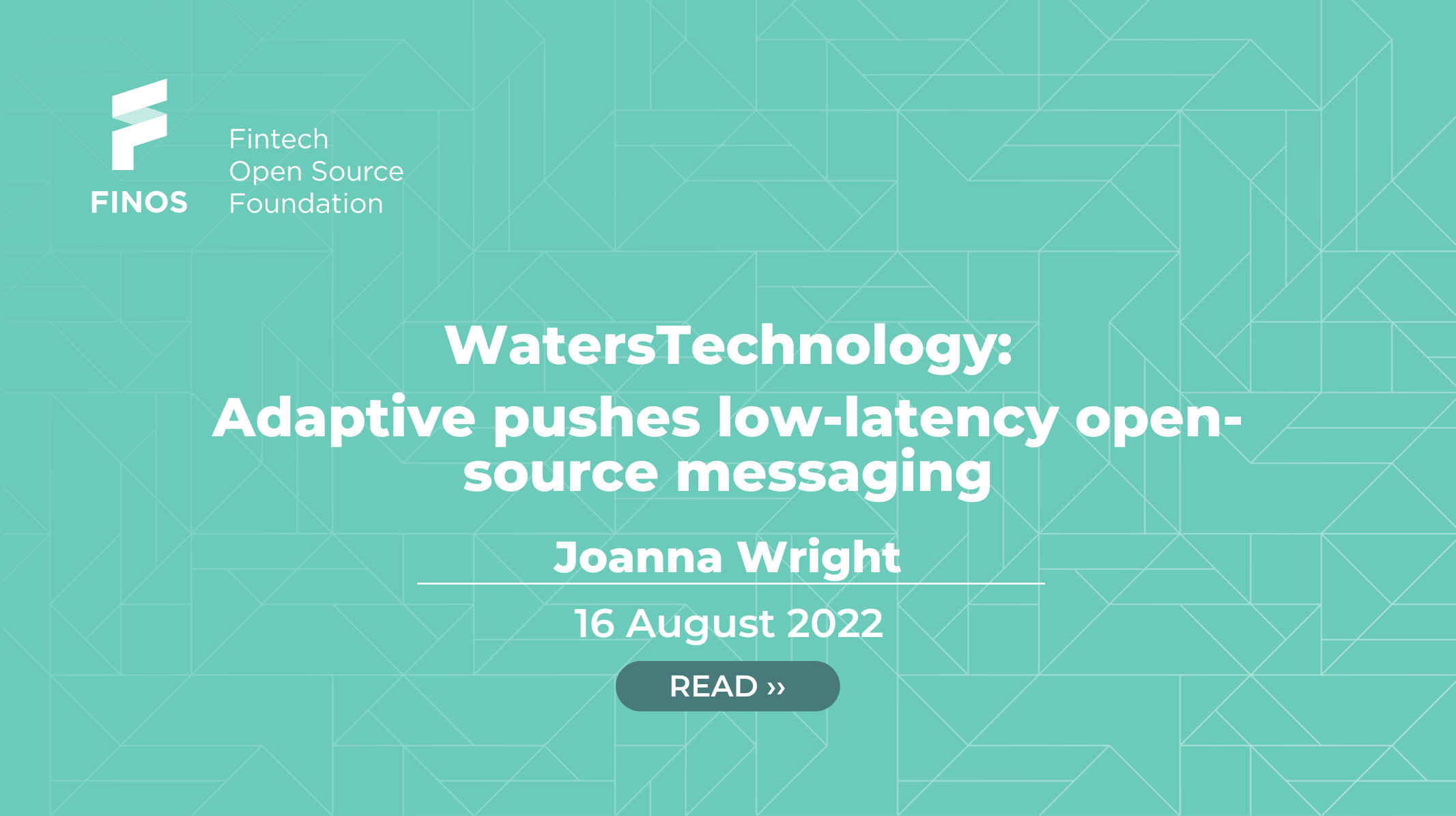WatersTechnology: Adaptive pushes low-latency open-source messaging