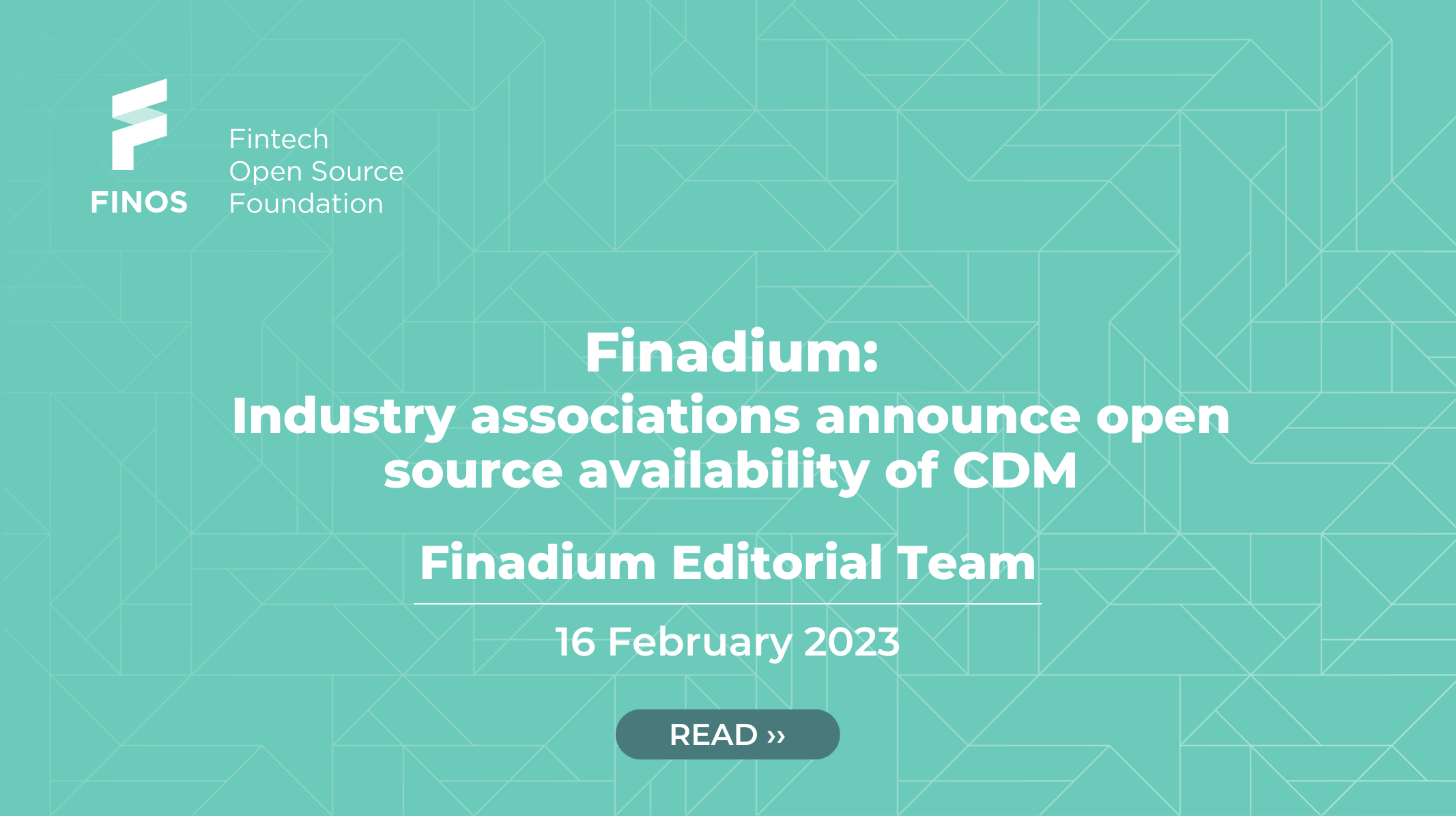 Finadium: Industry associations announce open source availability of CDM
