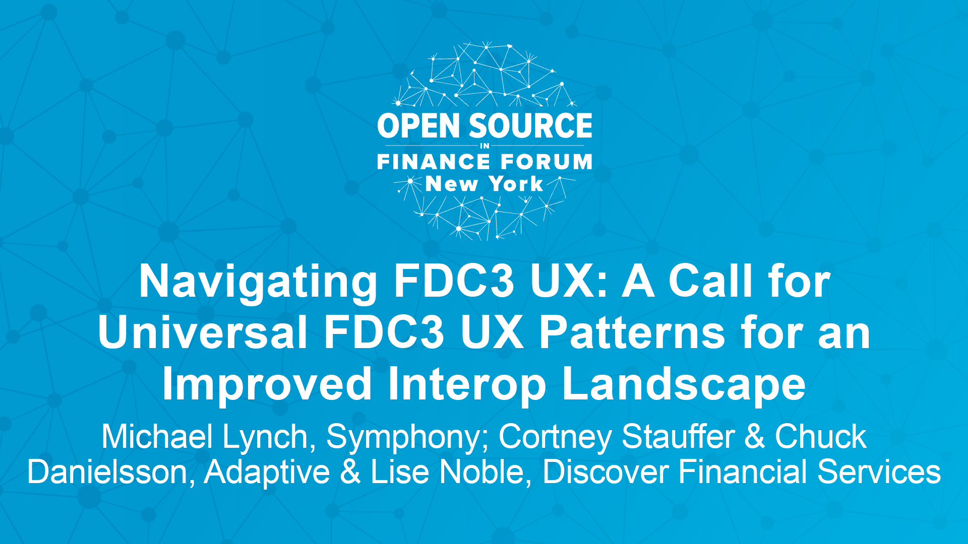 Navigating FDC3 UX