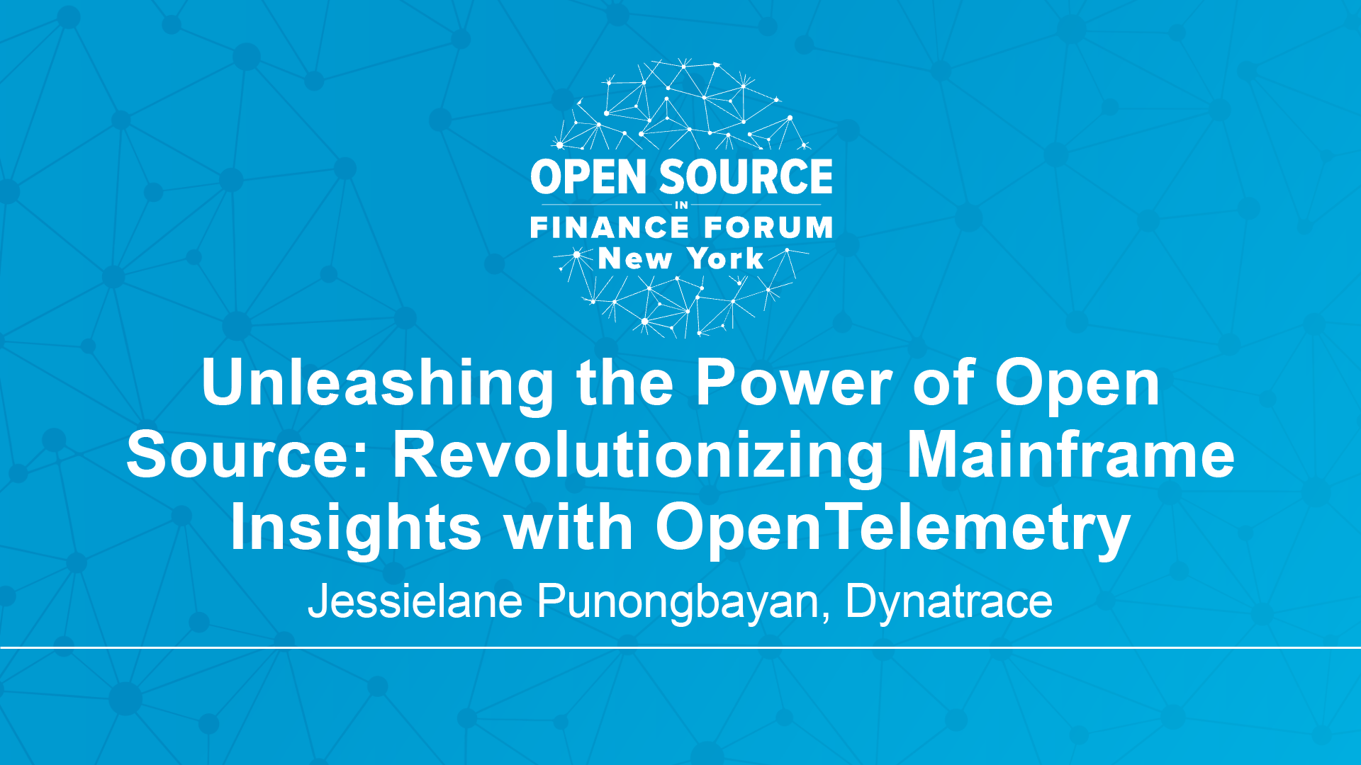 Unleashing the Power of Open Source: Revolutionizing Mainframe Insights with OpenTelemetry - Jessielane Punongbayan