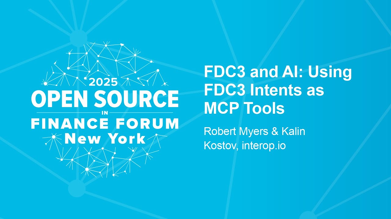 FDC3 and AI: Using FDC3 Intents as MCP Tools