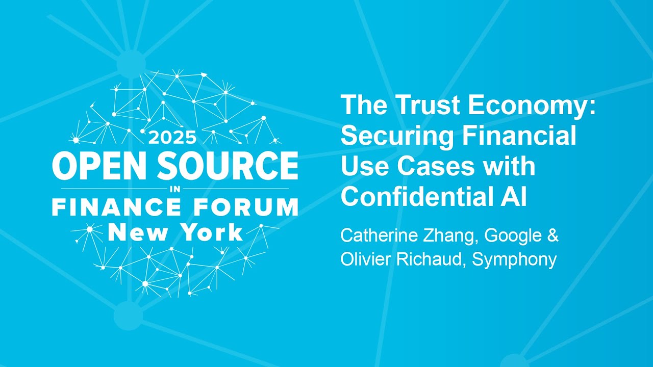 The Trust Economy: Securing Financial Use Cases with Confidential AI