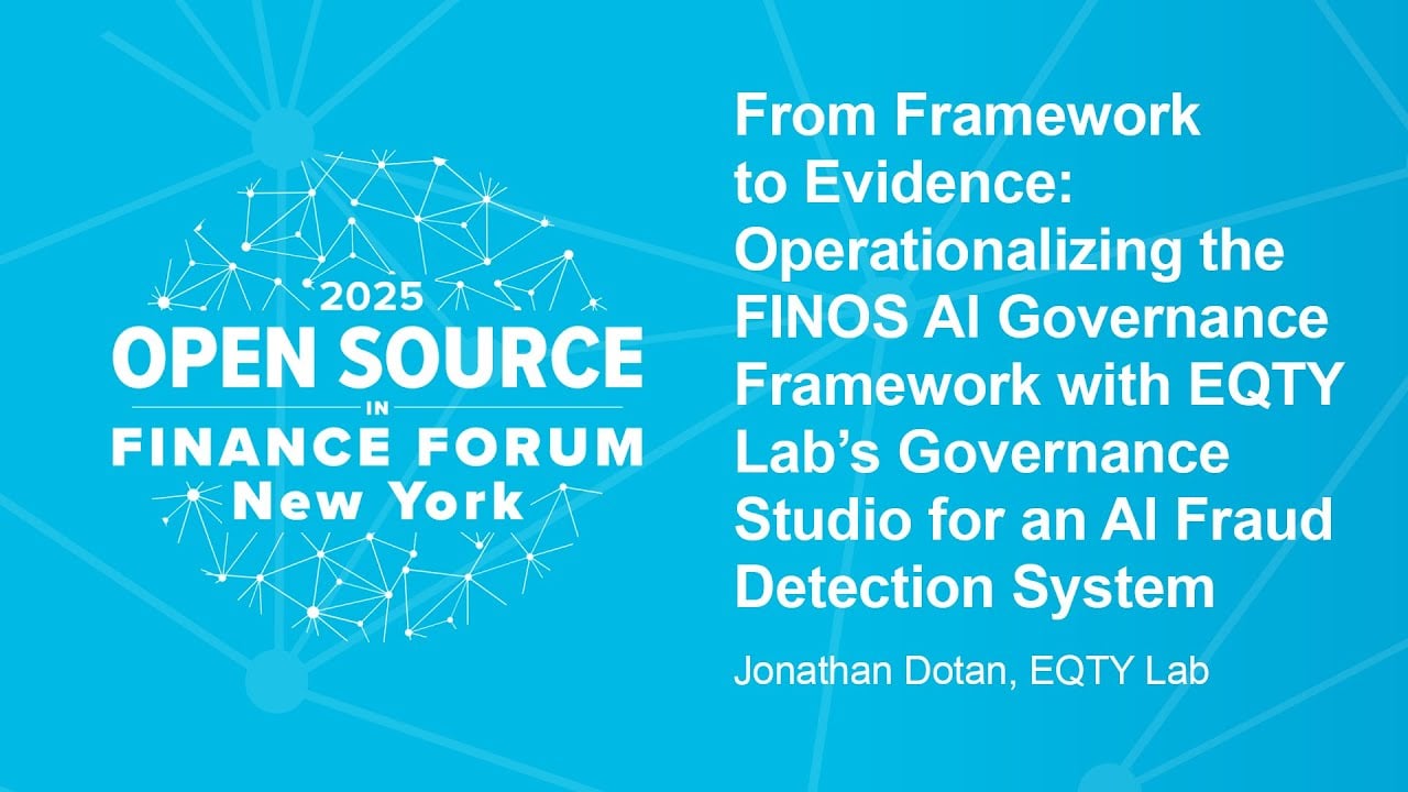 From Framework to Evidence: Operationalizing the FINOS AI Governance Framework with EQTY Lab's Governance Studio for an AI Fraud Detection System