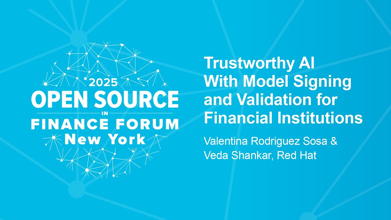 Trustworthy AI With Model Signing and Validation for Financial Institutions