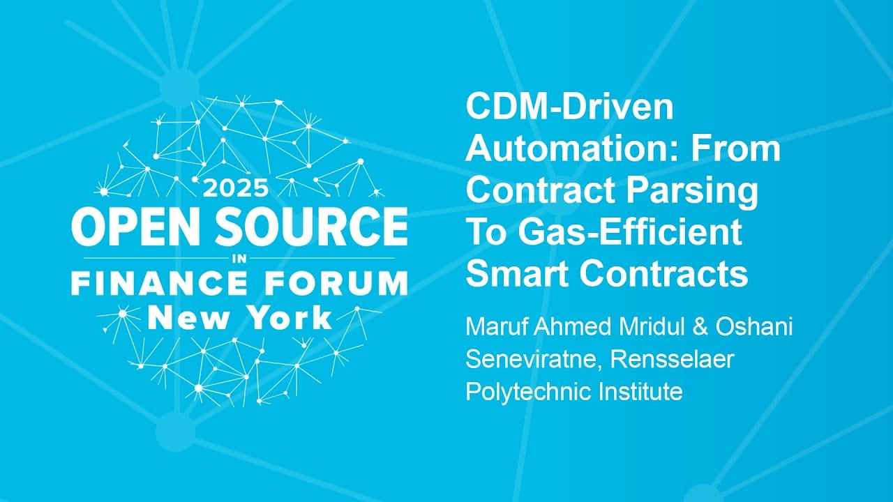 CDM-Driven Automation: From Contract Parsing To Gas-Efficient Smart Contracts