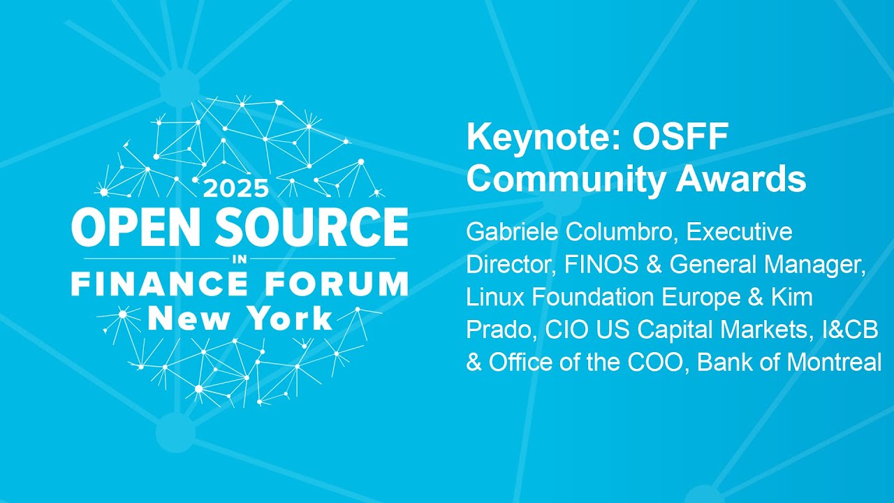 Keynote: OSFF Community Awards