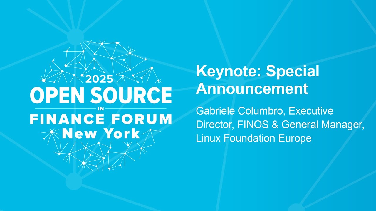 Keynote: Special Announcement