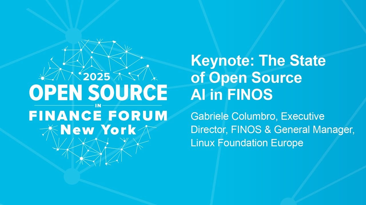 Keynote: The State of Open Source AI in FINOS