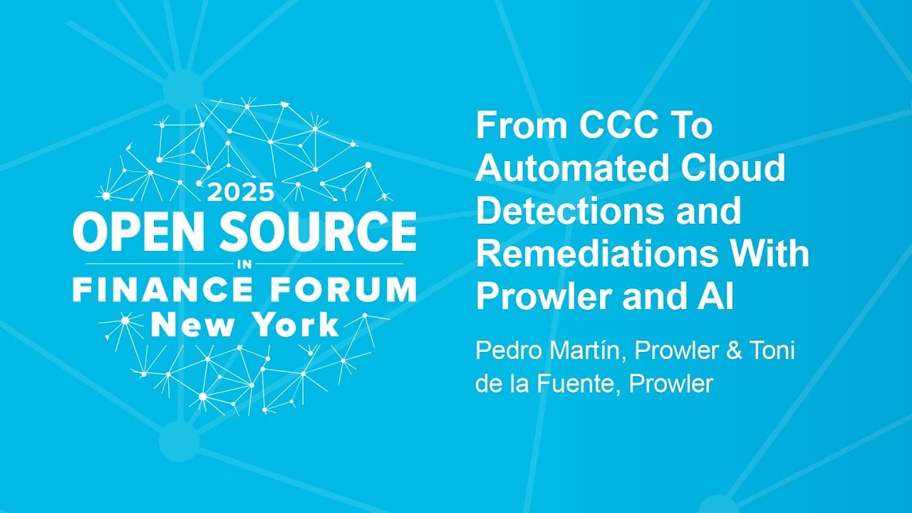 From CCC To Automated Cloud Detections and Remediations With Prowler and AI