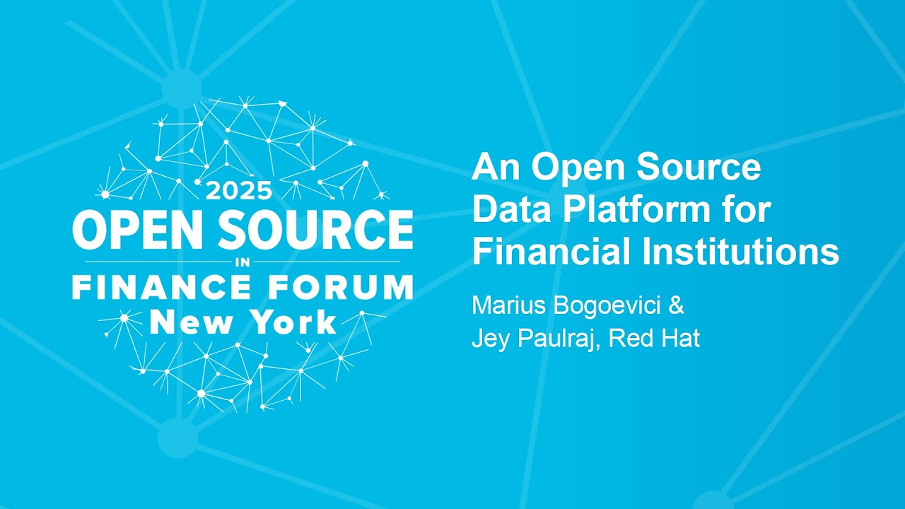 An Open Source Data Platform for Financial Institutions