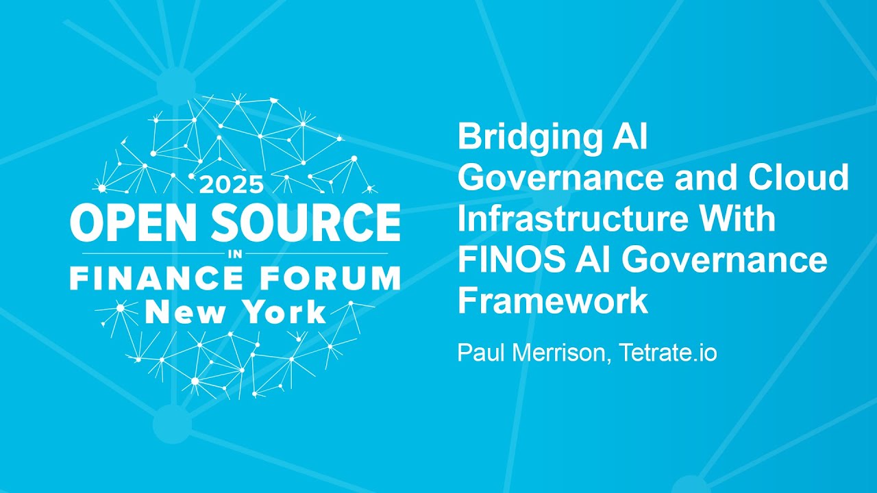 Bridging AI Governance and Cloud Infrastructure With FINOS AI Governance Framework