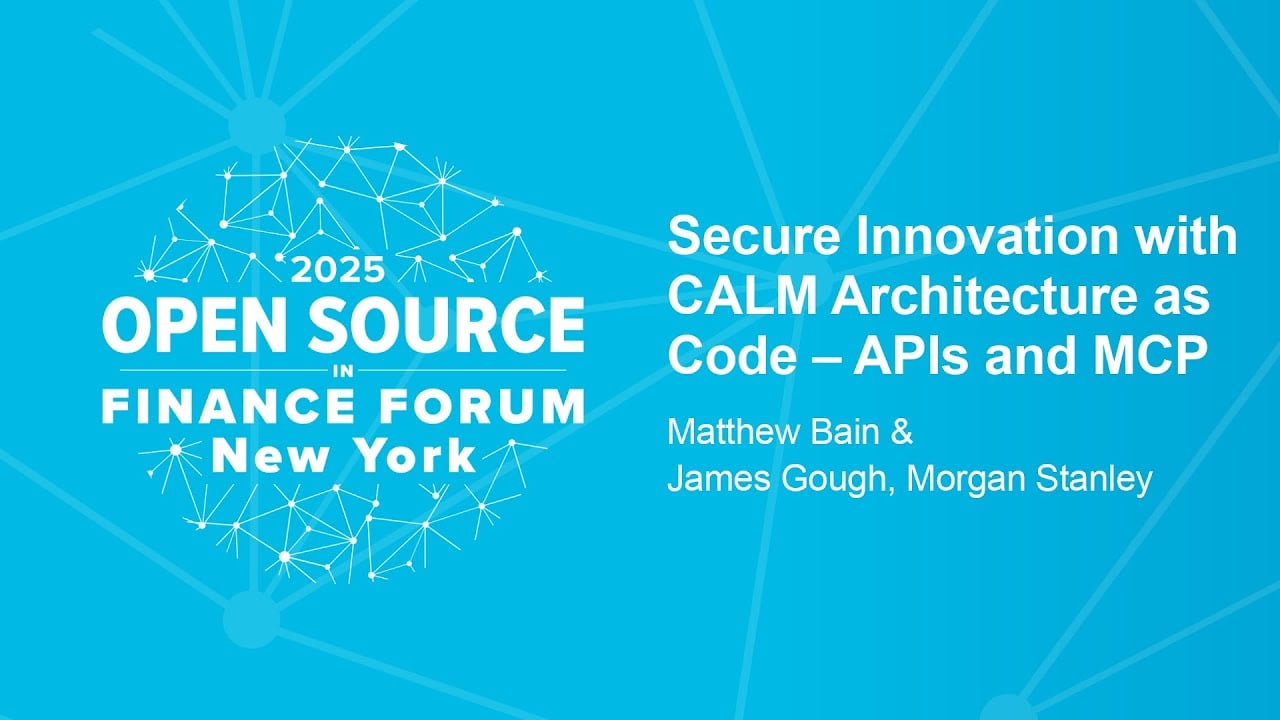 Secure Innovation with CALM Architecture as Code – APIs and MCP