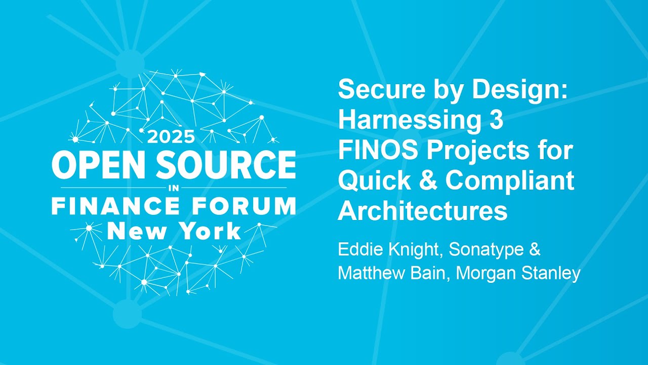 Secure by Design: Harnessing 3 FINOS Projects for Quick & Compliant Architectures