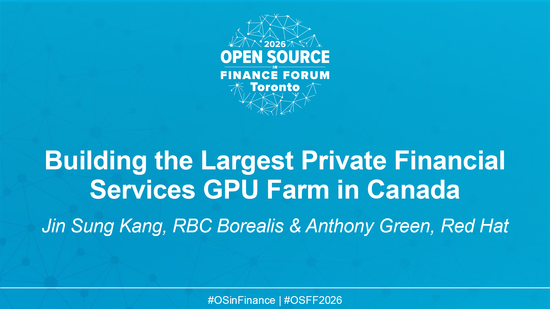 Building the Largest Private Financial Services GPU Farm in Canada