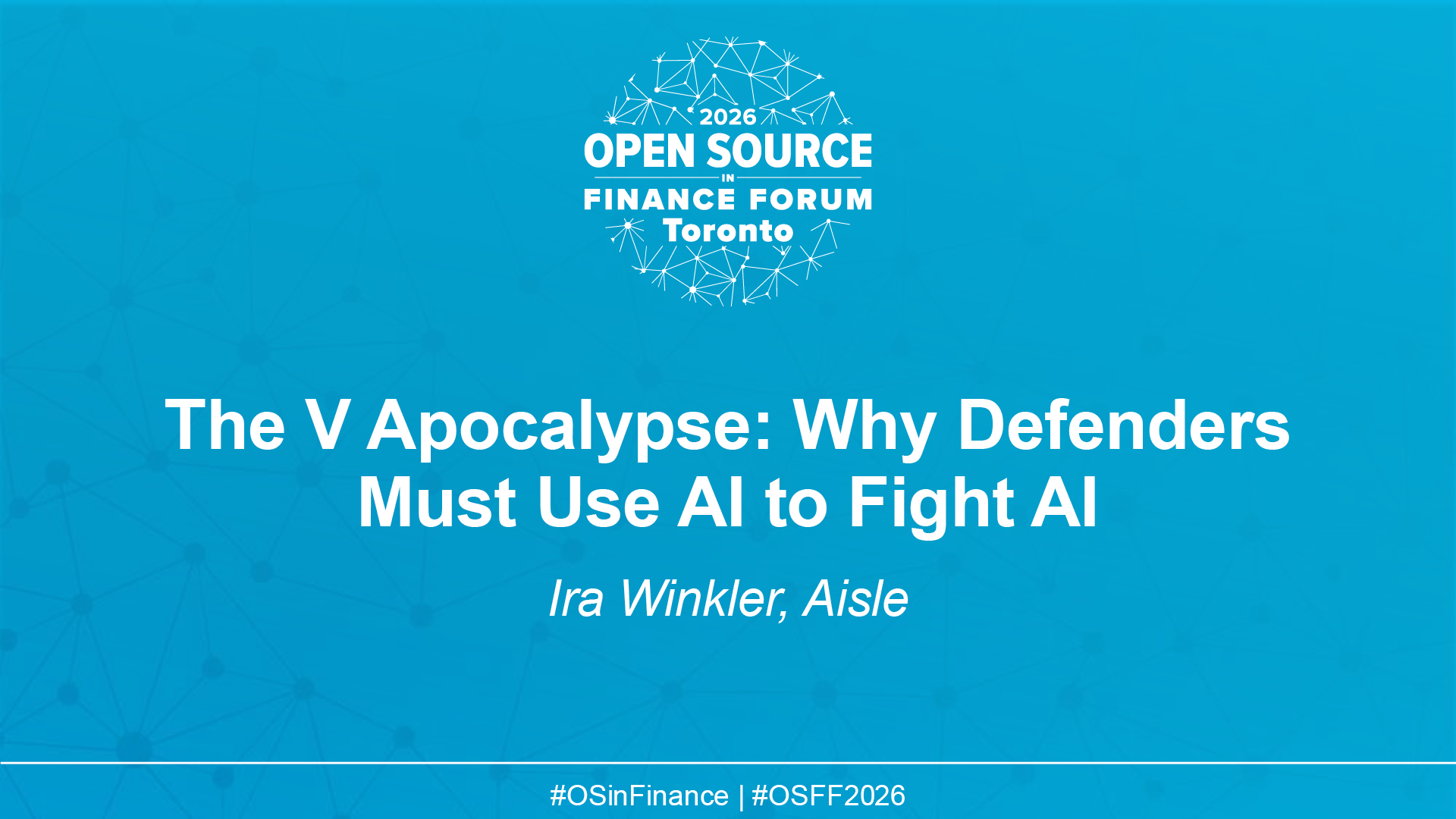 The V Apocalypse: Why Defenders Must Use AI to Fight AI