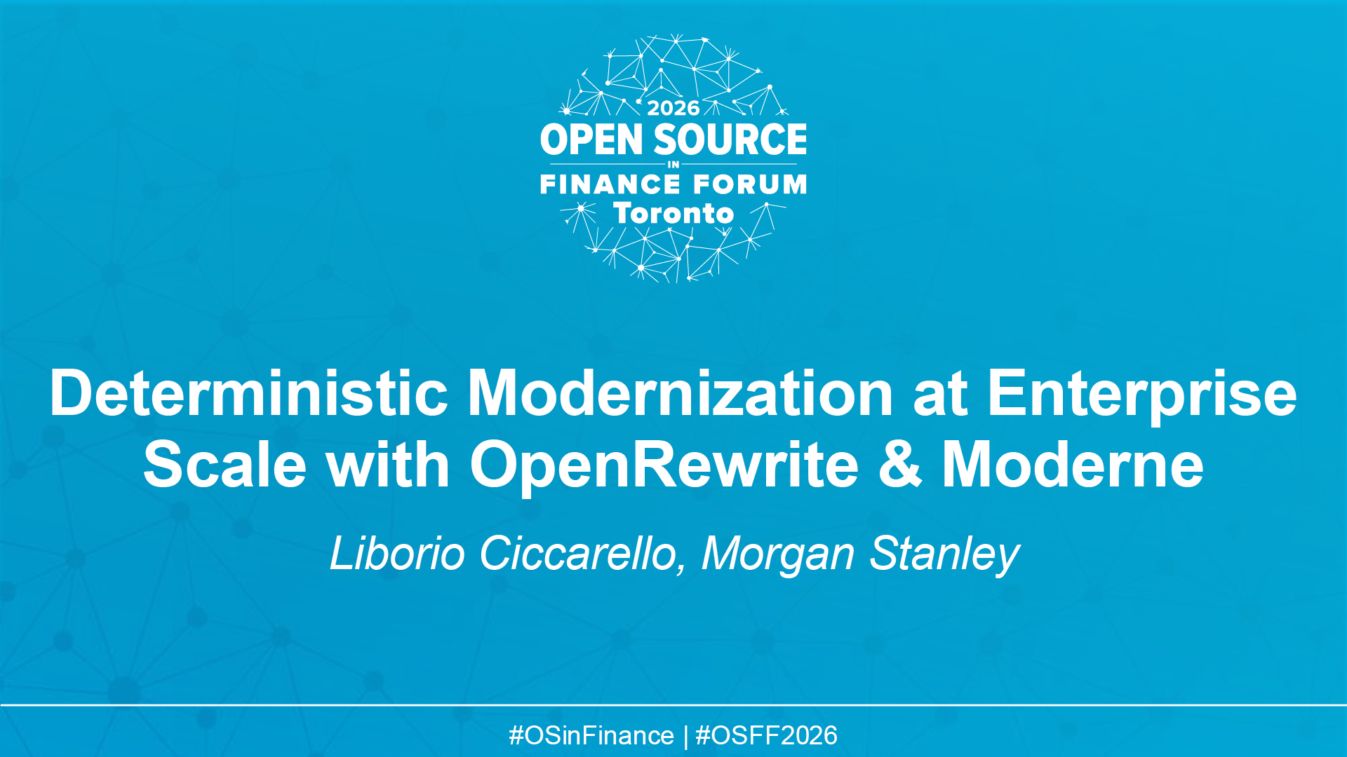 Deterministic Modernization at Enterprise Scale with OpenRewrite & Moderne