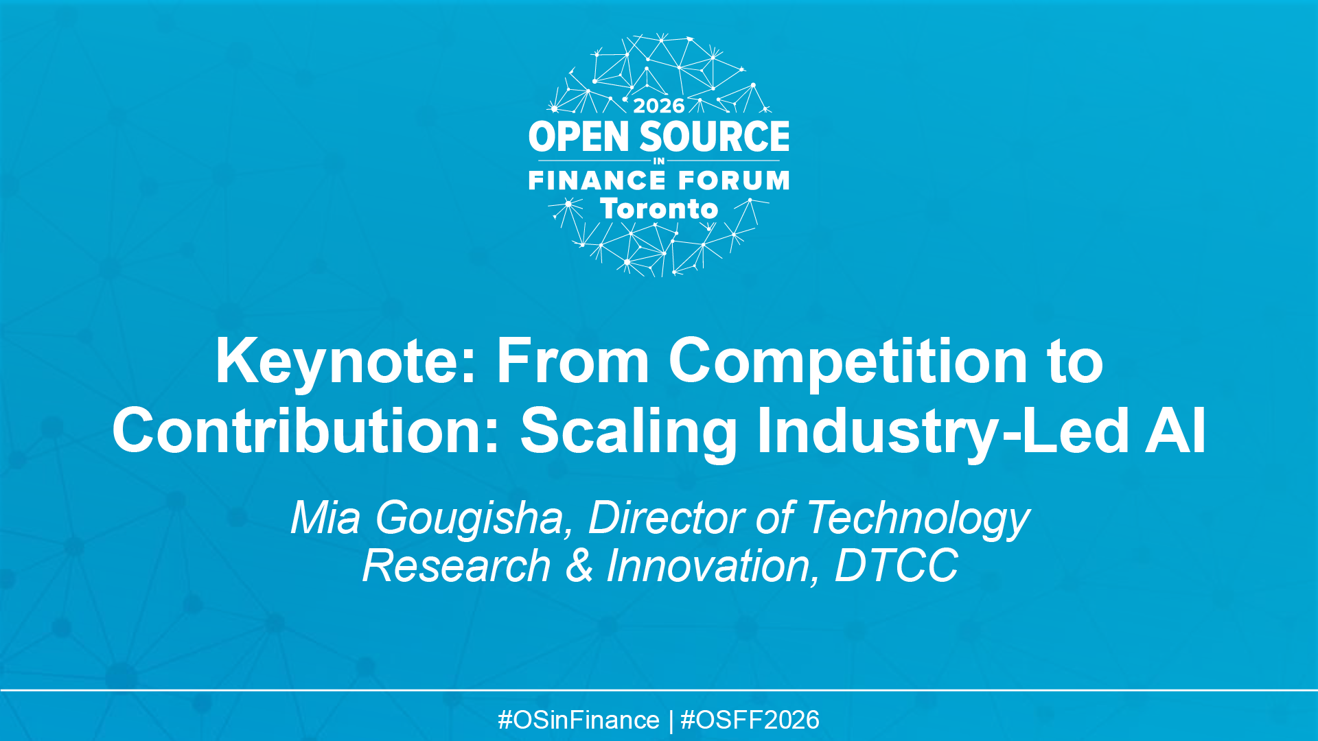 Keynote: From Competition to Contribution: Scaling Industry-Led AI