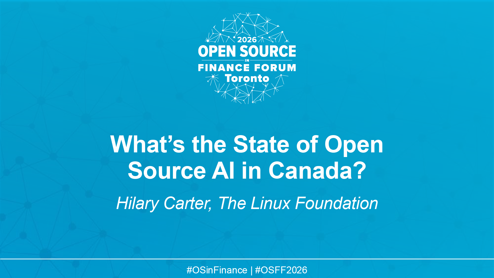 What's the State of Open Source AI in Canada?