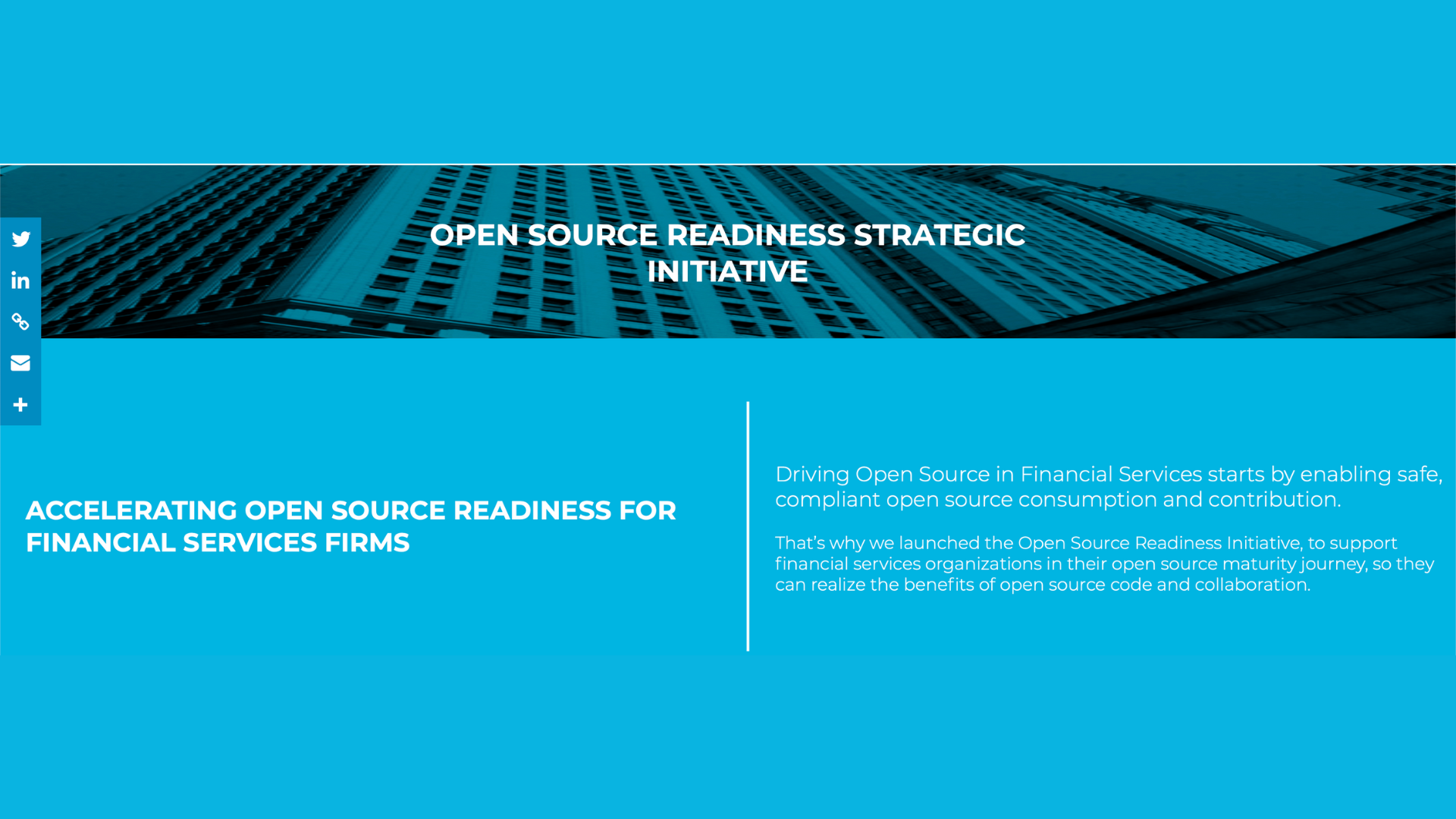 Open Source Readiness Homepage