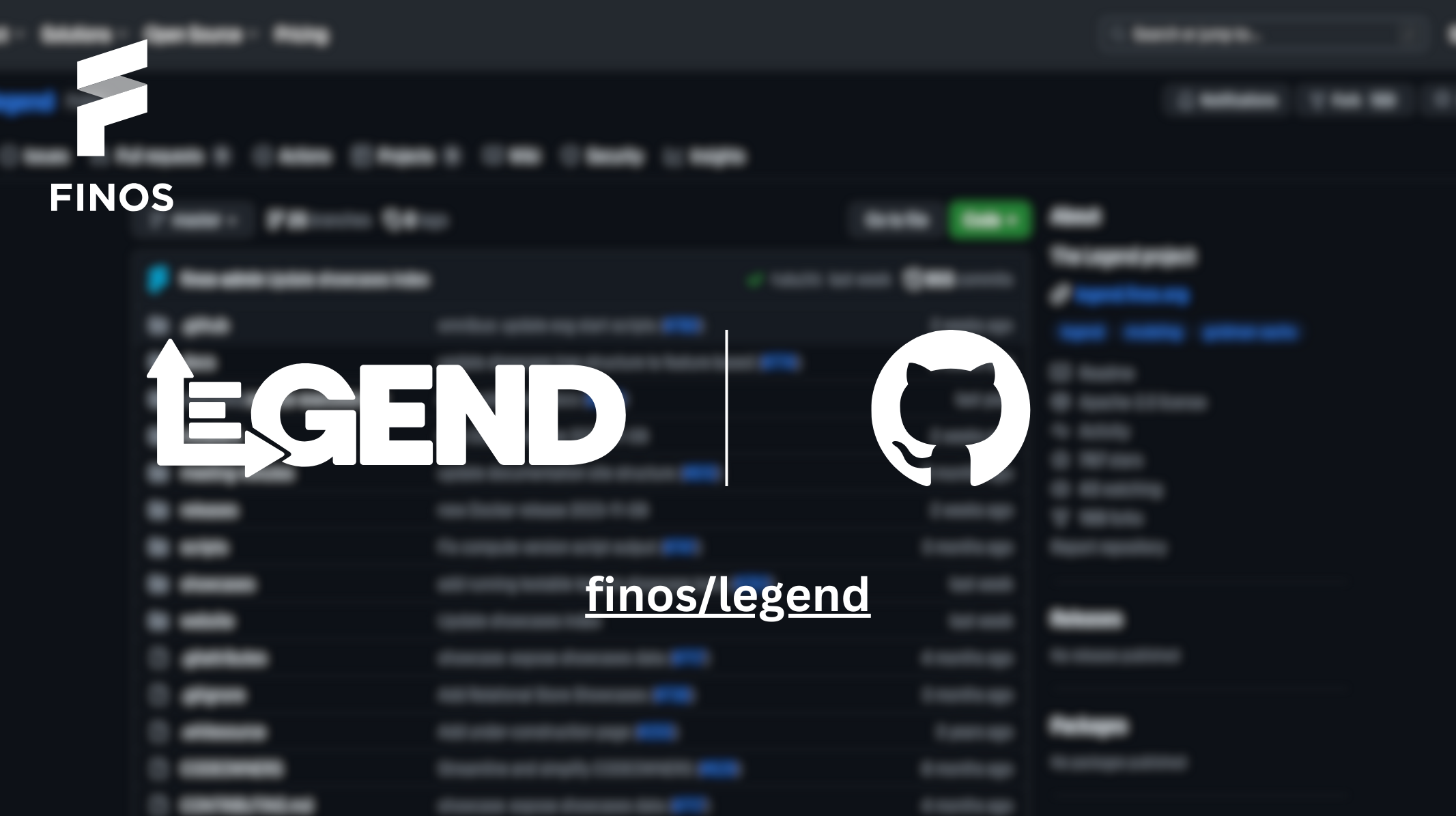 Legend GitHub Homepage