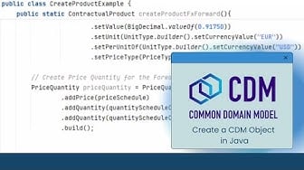 Create a CDM Party Object in Java