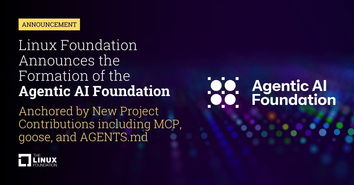 Agentic AI Foundation Formation