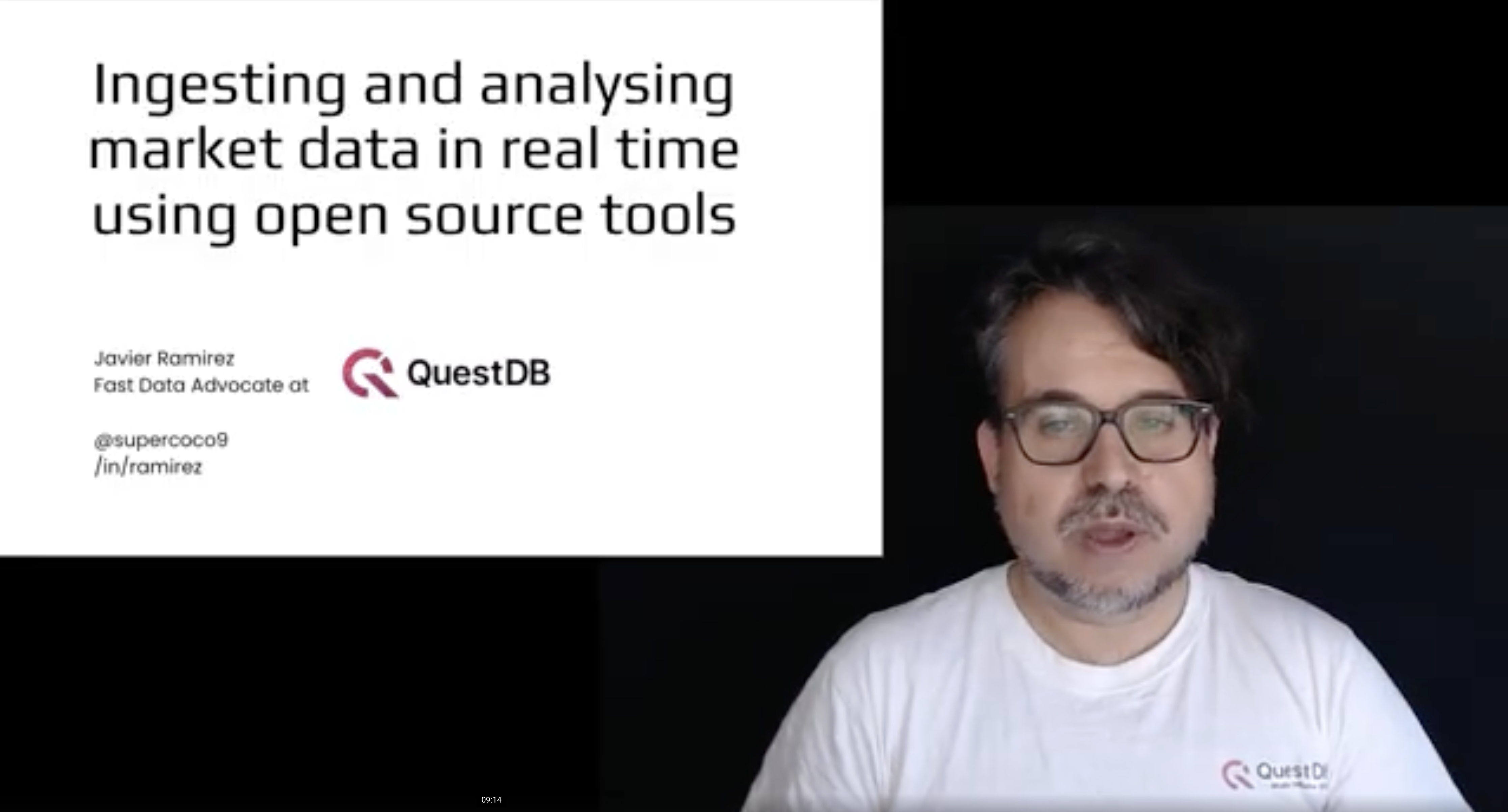 Ingesting and analyzing market data in real time with open source tools - Javier Ramirez, QuestDB
