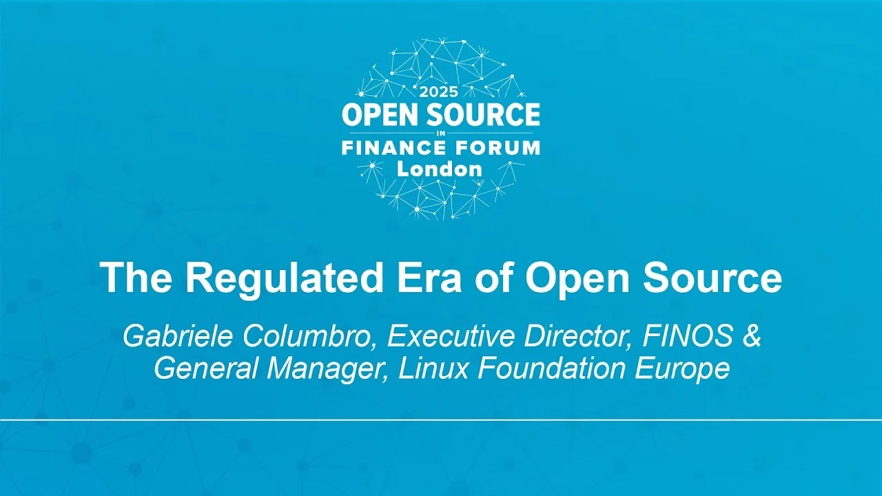 The Regulated Era of Open Source - Gabriele Columbro