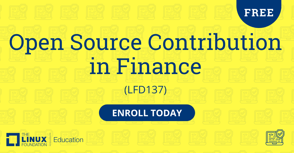 Open Source Contribution in Finance