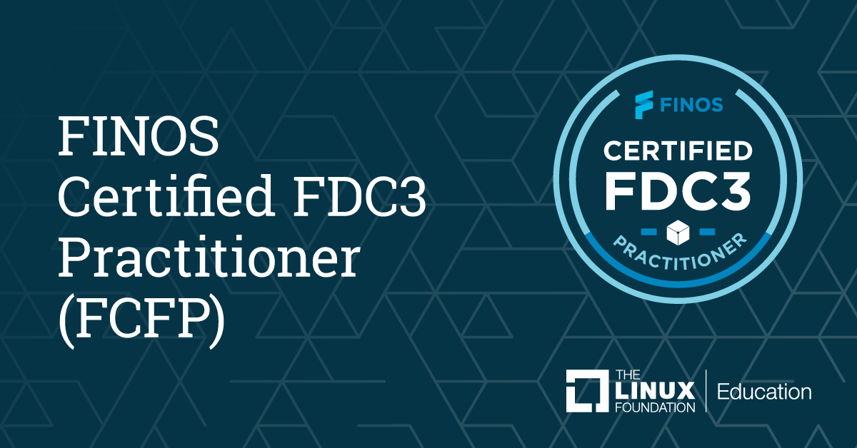 Certification: FINOS Certified FDC3 Practitioner (FCFP)