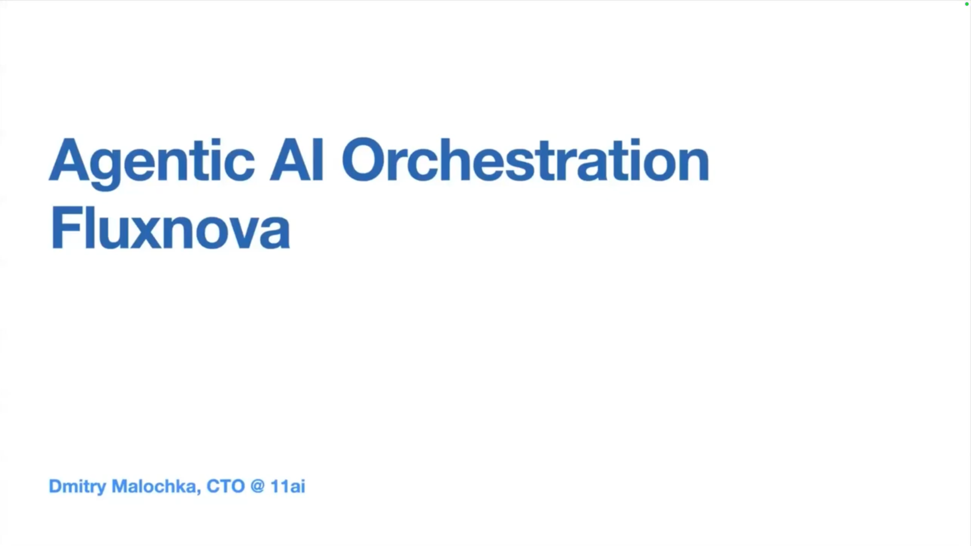 Fluxnova: Agentic AI Orchestration