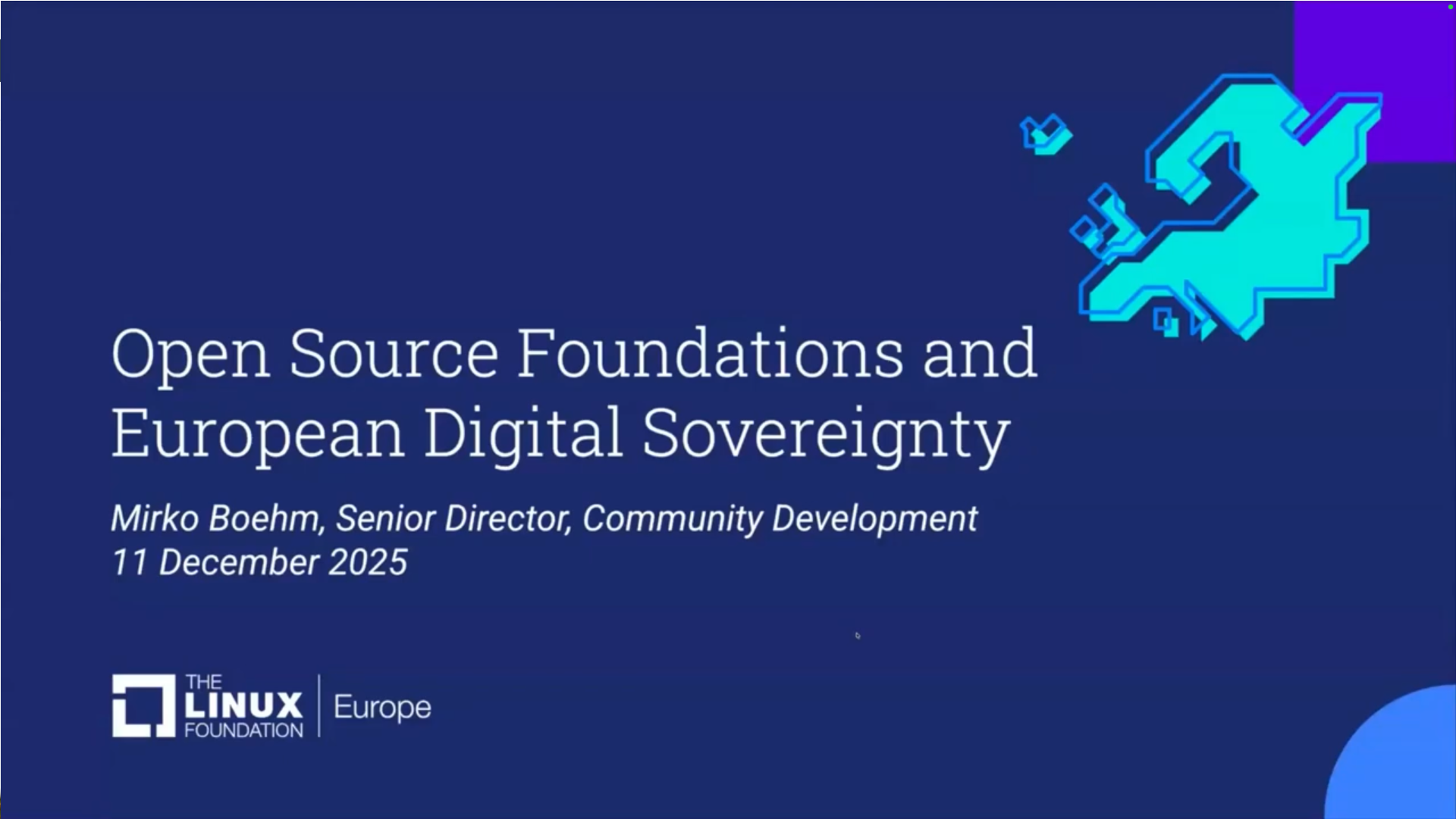 Open Source Foundation & European Digital Sovereignty
