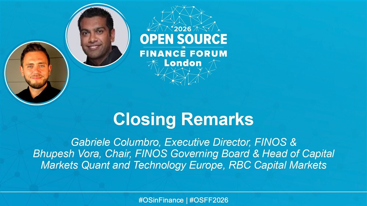 Keynote: Closing Remarks - Gabriele Columbro & Bhupesh Vora